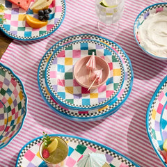 Jamboree Melamine Salad Plates, Set of 4