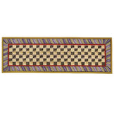 Courtly Check Purple & Green 2'6" x 8' Runner