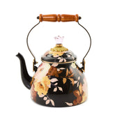 Wild Rose Slate 2 Quart Tea Kettle