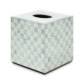 Sterling Check Glass Boutique Tissue Cover