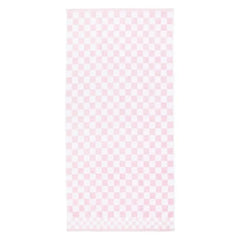 Rosy Check Bath Towel