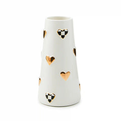 Courtly Check Short Heart Vase