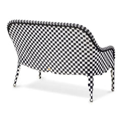 Gambit Check Outdoor Loveseat