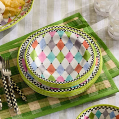 Palm Springs Melamine Salad Plates, Set of 4