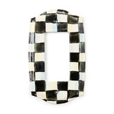 Courtly Check Single Rocker Switch Plate
