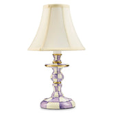 Sky Check Candlestick Lamp