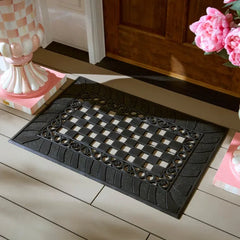 Classic Check Rubber Entrance Mat