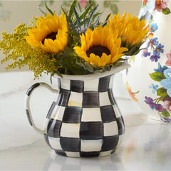 Violet Check Creamer