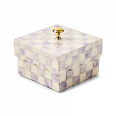 Rosy Check Capiz Scalloped Box