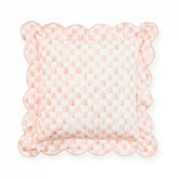 Courtly Check Reversible Scalloped Throw Pillow