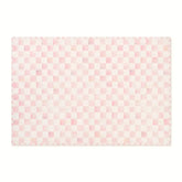 Rosy Checkered 5' x 7'6" Washable Rug