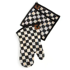 Mocha Check Potholder
