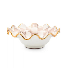 Courtly Check Ceramic Fluted Breakfast Bowl