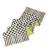 Violet Check Table Runner