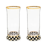 Courtly Check Highball Glass, Set of 2