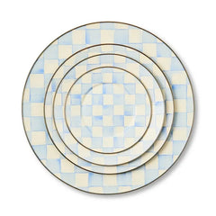 Sky Check Salad/Dessert Plate