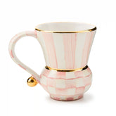 Mocha Check Ceramic Mug
