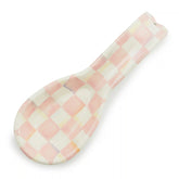 Violet Check Spoon Rest