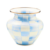 Sky Check Large Vase
