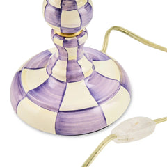 Courtly Check Candlestick Lamp