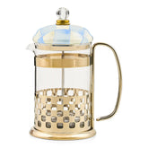 Emerald Check French Press