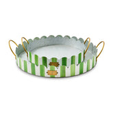 Courtly Stripe Serving Trays, Set of 2