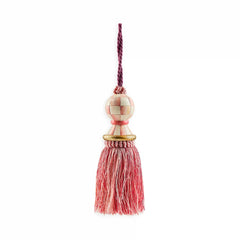 Mocha Check Tassel