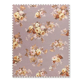 Taupe Wild Rose 8' x 10' Washable Rug