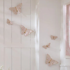 Mocha Butterfly Wall Decor Duo