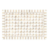 Rosy Check 3' x 5' Floor Mat