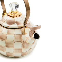 Sterling Check Whistling Tea Kettle
