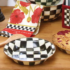 Wild Rose White Pie Plate