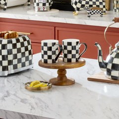 Royal Check Porcelain Mug
