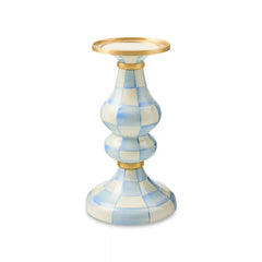 Courtly Check Large Pillar Candlestick