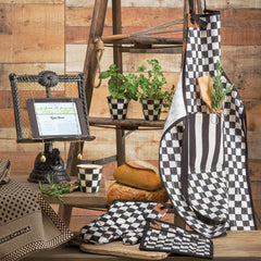 Mocha Check Potholder
