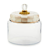 Mocha Check Medium Kitchen Canister