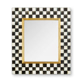 Sky Check Enamel Wall Mirror