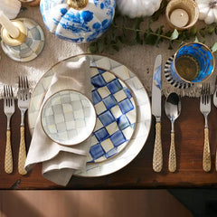 Royal Check Salad/Dessert Plate