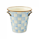 Mocha Check Wine Cooler