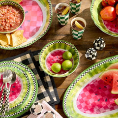 Watermelon Melamine Small Bowls, Set of 4