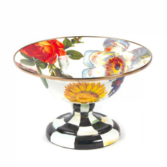 Wild Rose Slate Large Compote