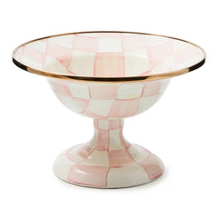 Violet Check Large Compote