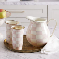 Mocha Check 10 Ounce Tumbler