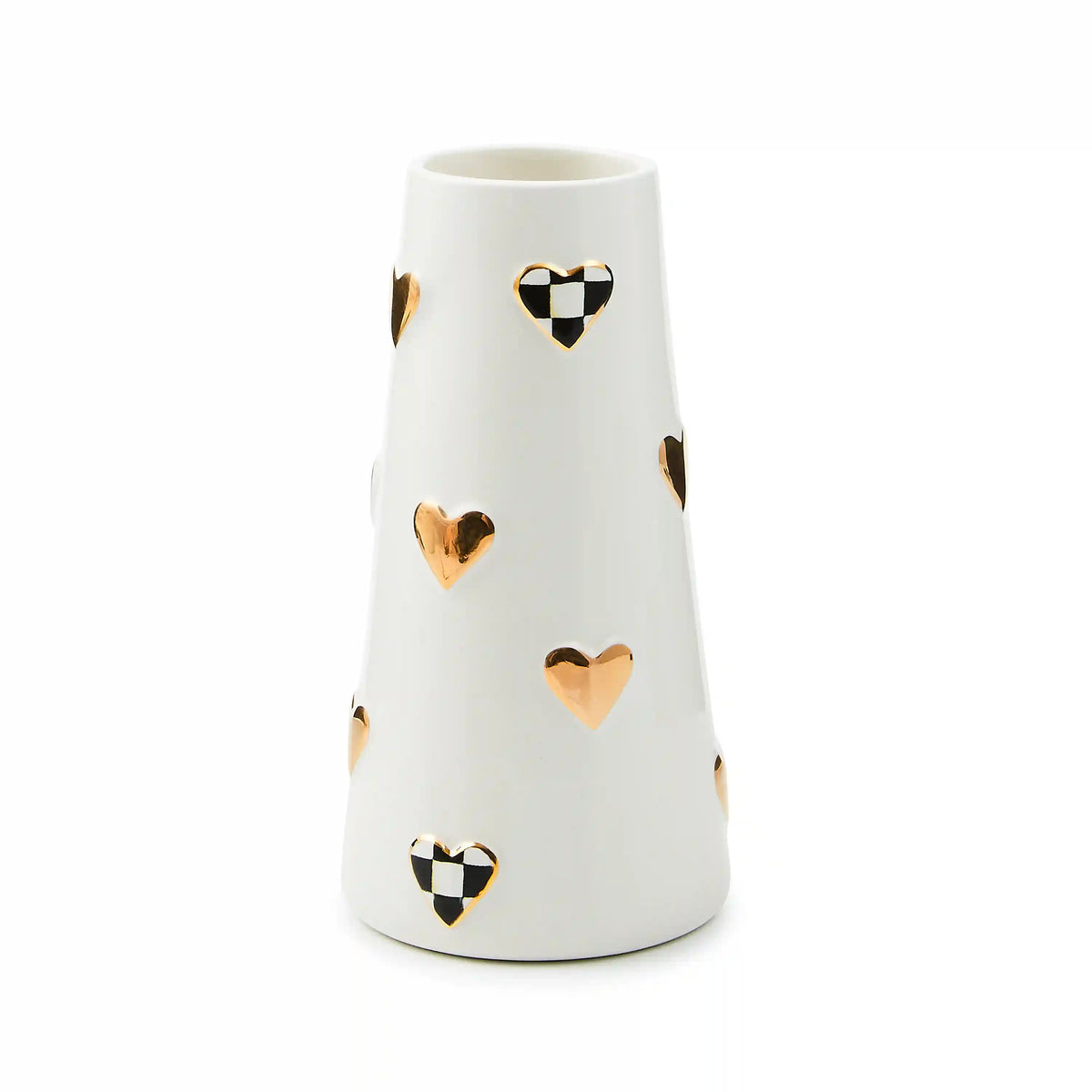 Courtly Check Short Heart Vase