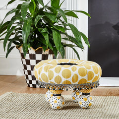 Violet Check Ceramic Jumbo Garden Pot