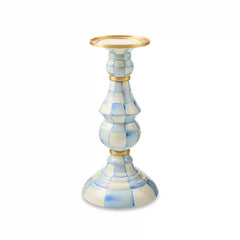 Courtly Check Large Pillar Candlestick