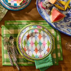 Palm Springs Melamine Salad Plates, Set of 4