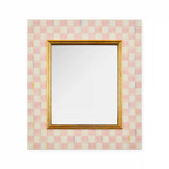 Courtly Check Enamel Wall Mirror