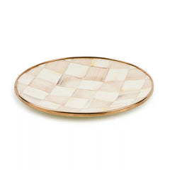Emerald Check Saucer