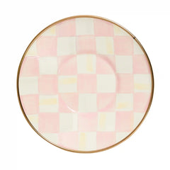Sterling Check Tea Glass Saucer